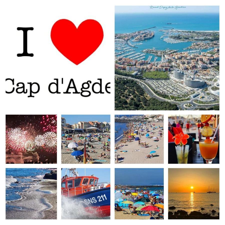 Studio Chaleureux Au Cap D'Agde Esterno foto